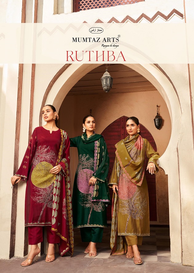 MUMTAZ ARTS RUTHBA PURE VISCOSE MUSLIN SUITS