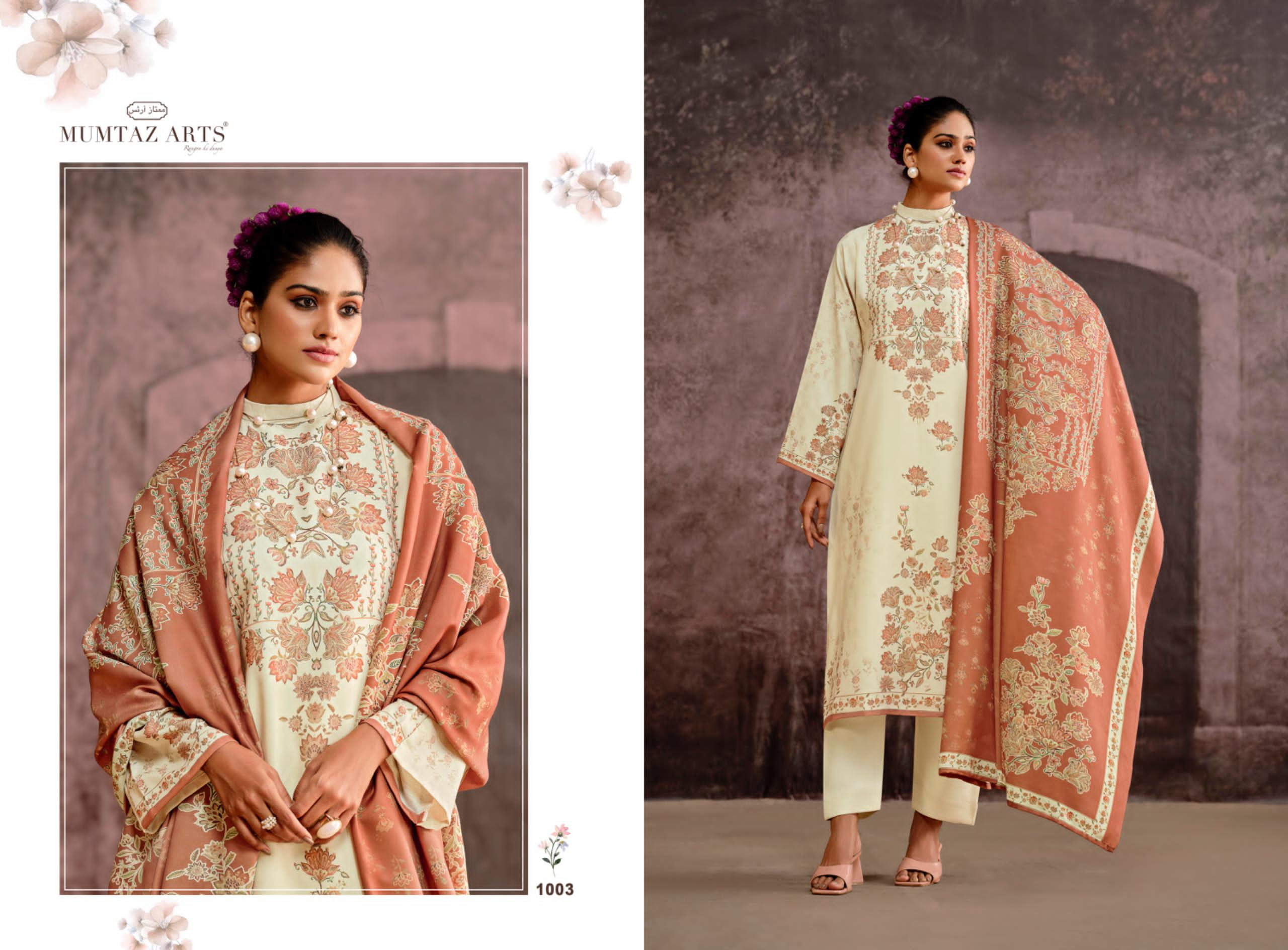 MUMTAZ ARTS SILSILA PASHMINA WINTER SUITS CATALOG