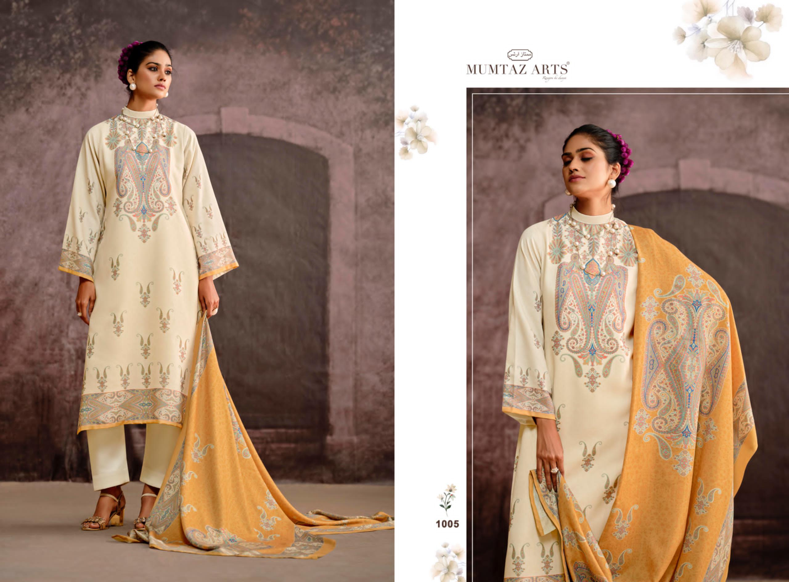 MUMTAZ ARTS SILSILA PASHMINA WINTER SUITS CATALOG