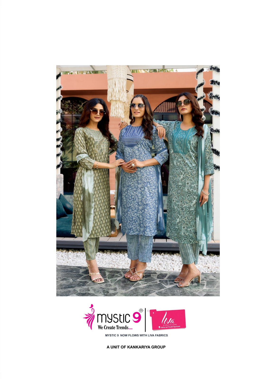 MYSTIC 9 MEERA VOL 2 RAYON READYMADE KURTI SUPPLIER