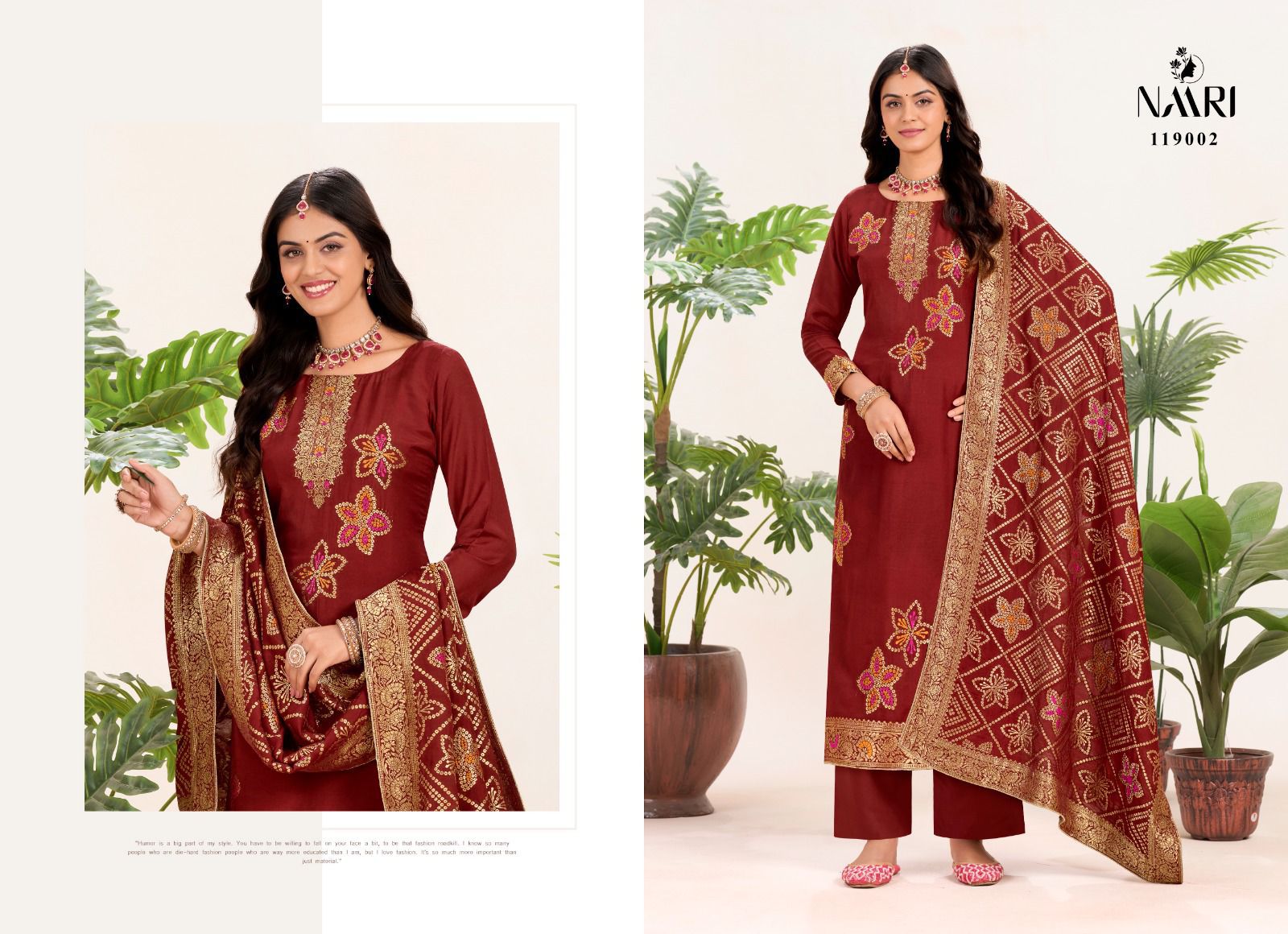 NAARI LIBAS PURE MUSLIN SALWAR SUIT WHOLESALER