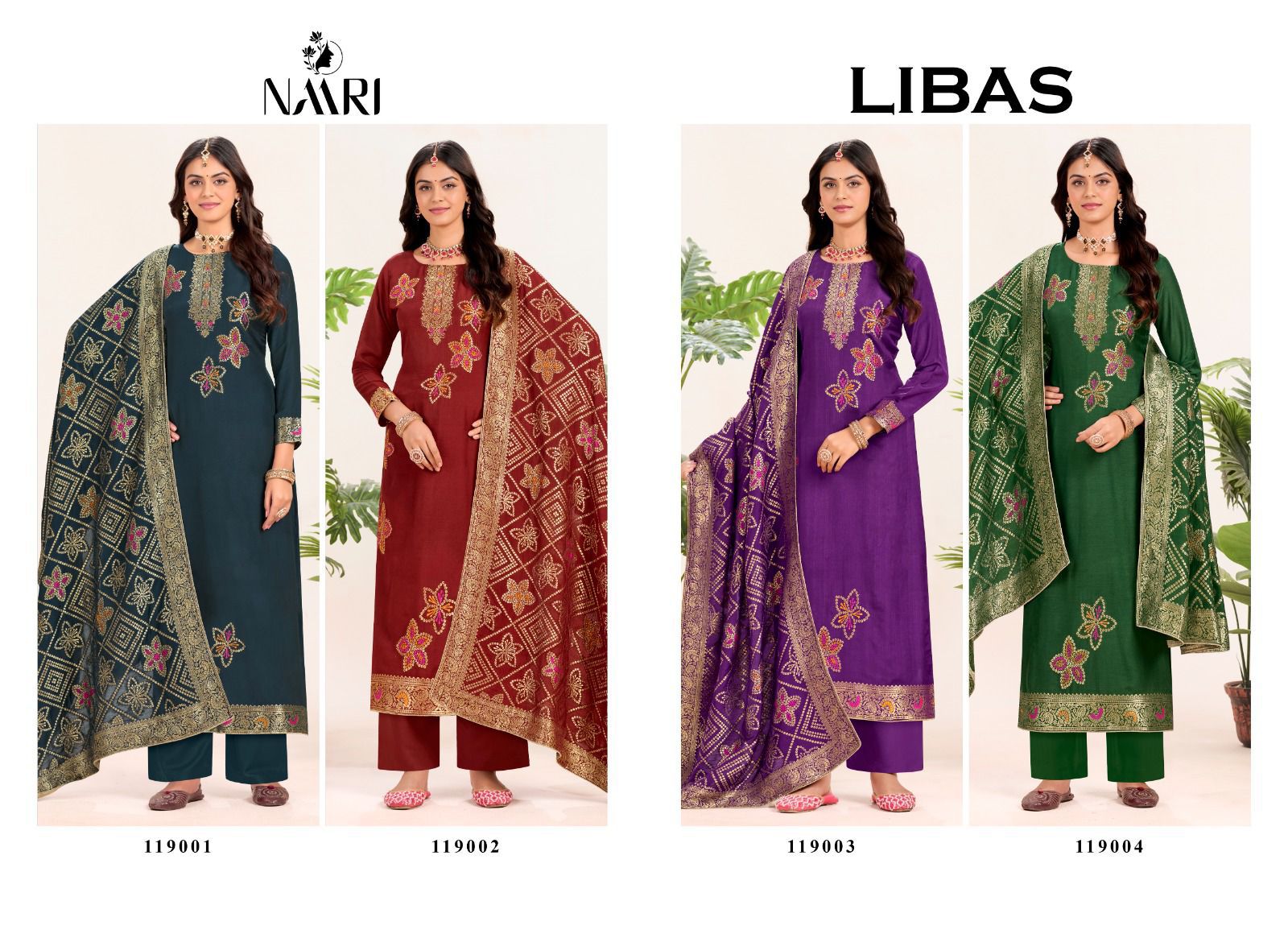 NAARI LIBAS PURE MUSLIN SALWAR SUIT WHOLESALER