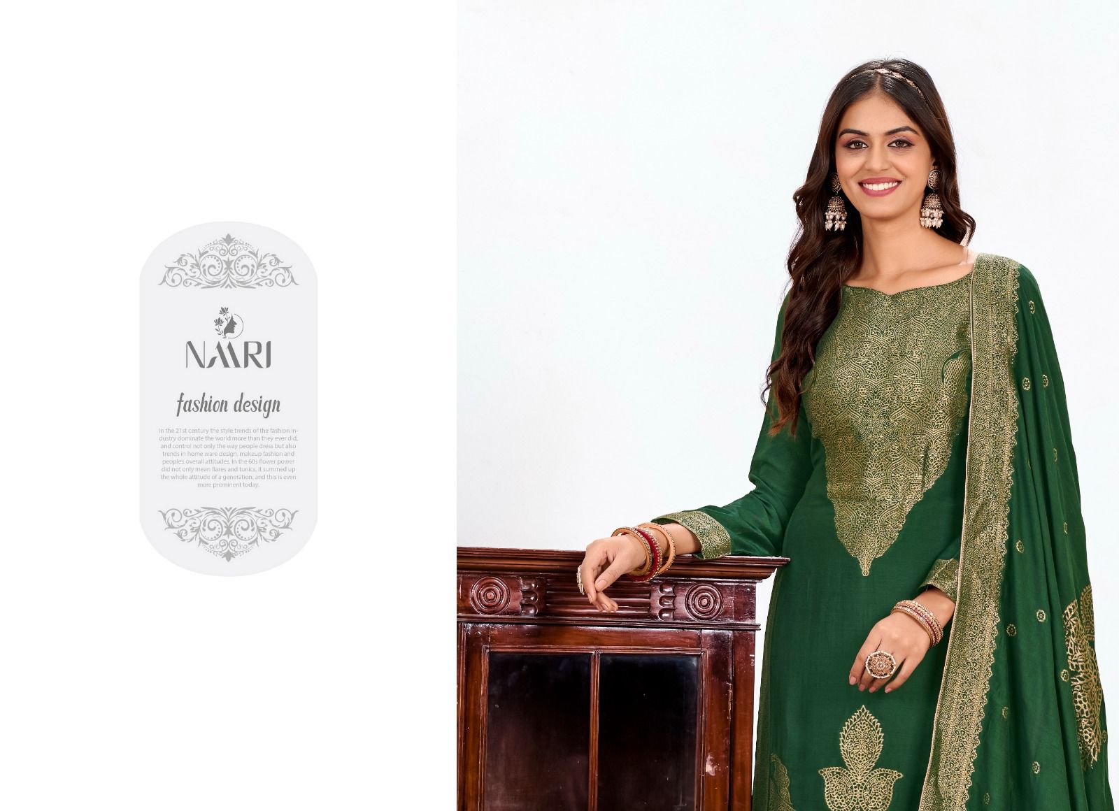 NAARI SHAHEEN PURE MUSLIN SALWAR SUIT WHOLESALER