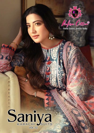 NAFISA COTTON SANIYA VOL 2 COTTON KARACHI SUITS