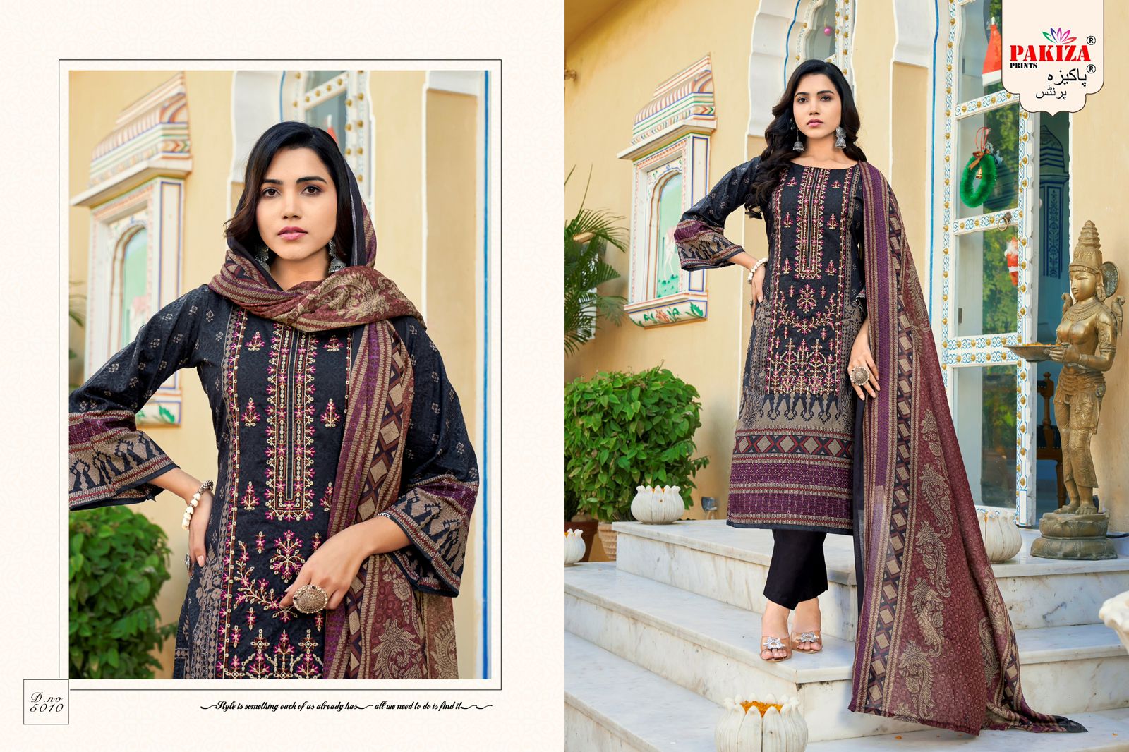 PAKIZA PRINTS ABU SAEED VOL 50 KASHMIRI WORK SUITS