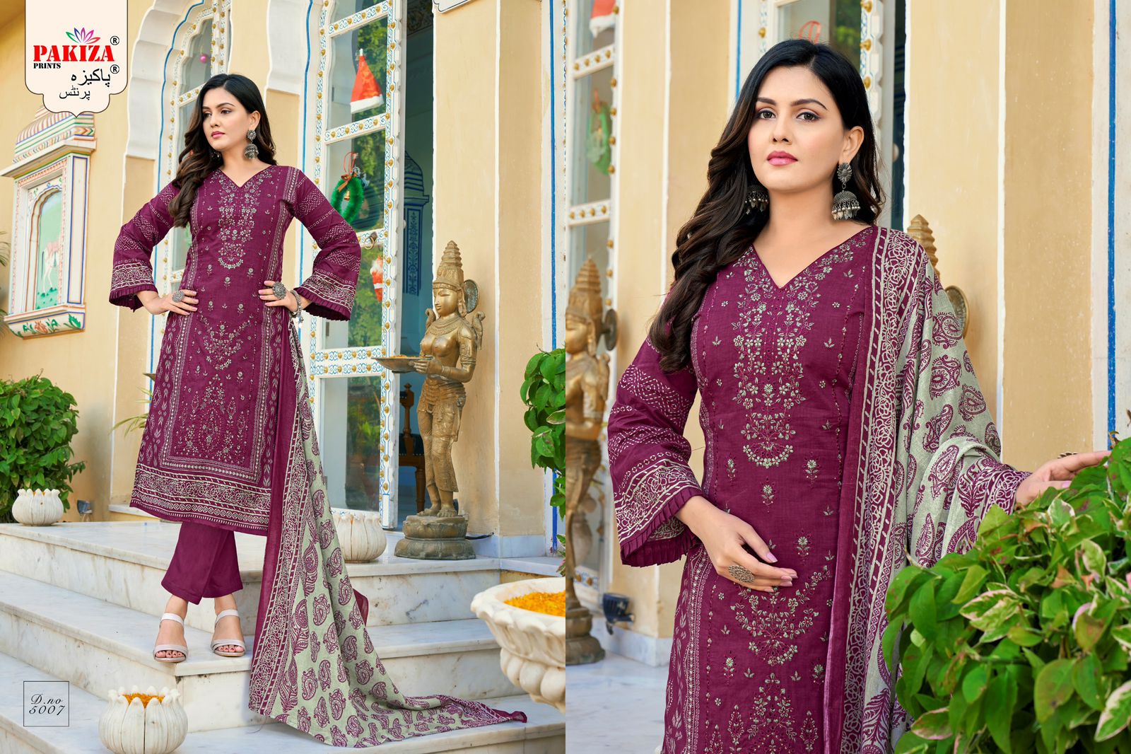 PAKIZA PRINTS ABU SAEED VOL 50 KASHMIRI WORK SUITS