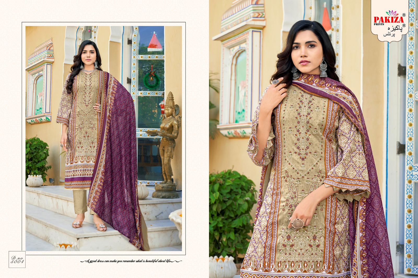 PAKIZA PRINTS ABU SAEED VOL 50 KASHMIRI WORK SUITS