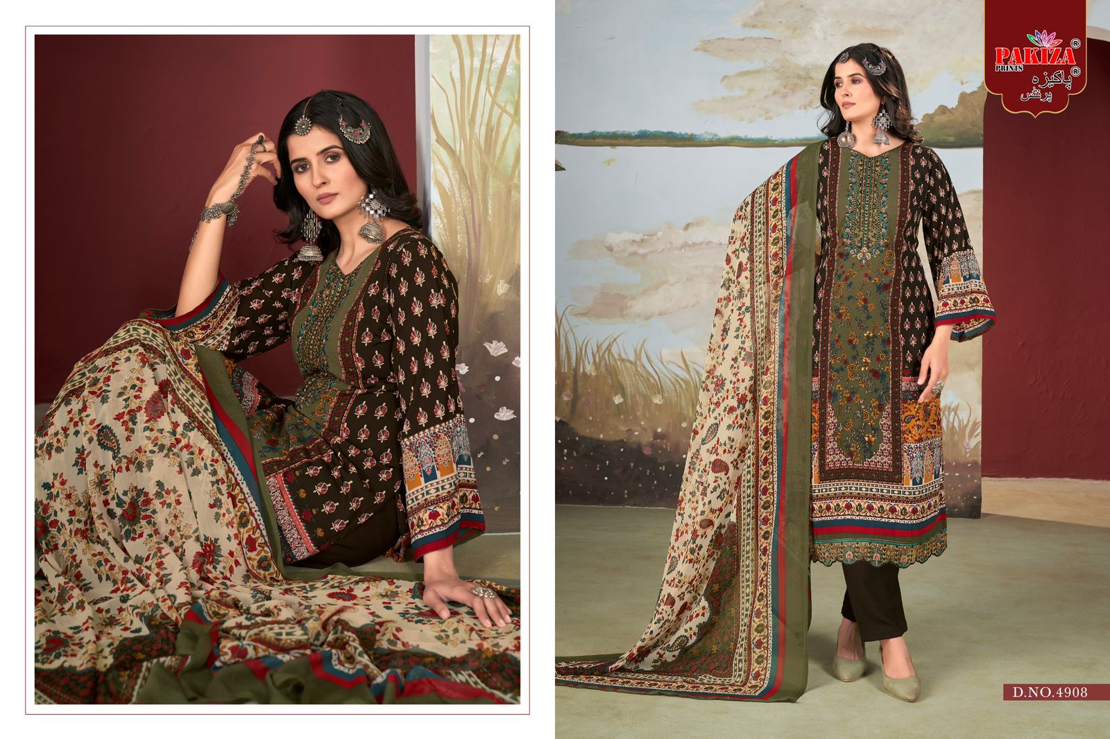 PAKIZA PRINTS LIBAS-E-KHAAS VOL 49 KASHMIRI SUITS