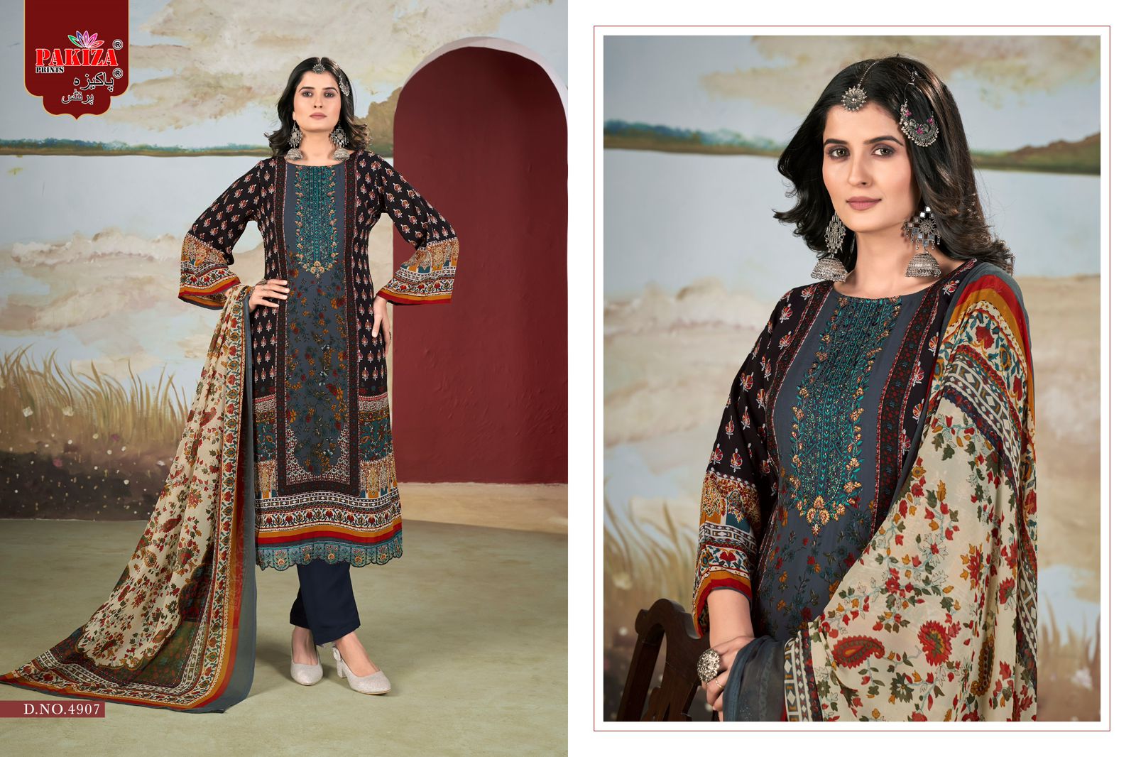 PAKIZA PRINTS LIBAS-E-KHAAS VOL 49 KASHMIRI SUITS