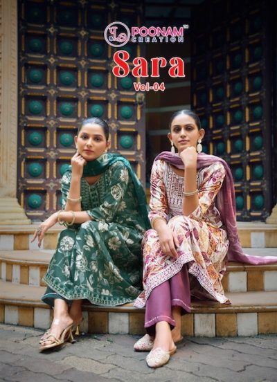 POONAM CREATION SARA VOL 4 RAYON KURTI SUPPLIER