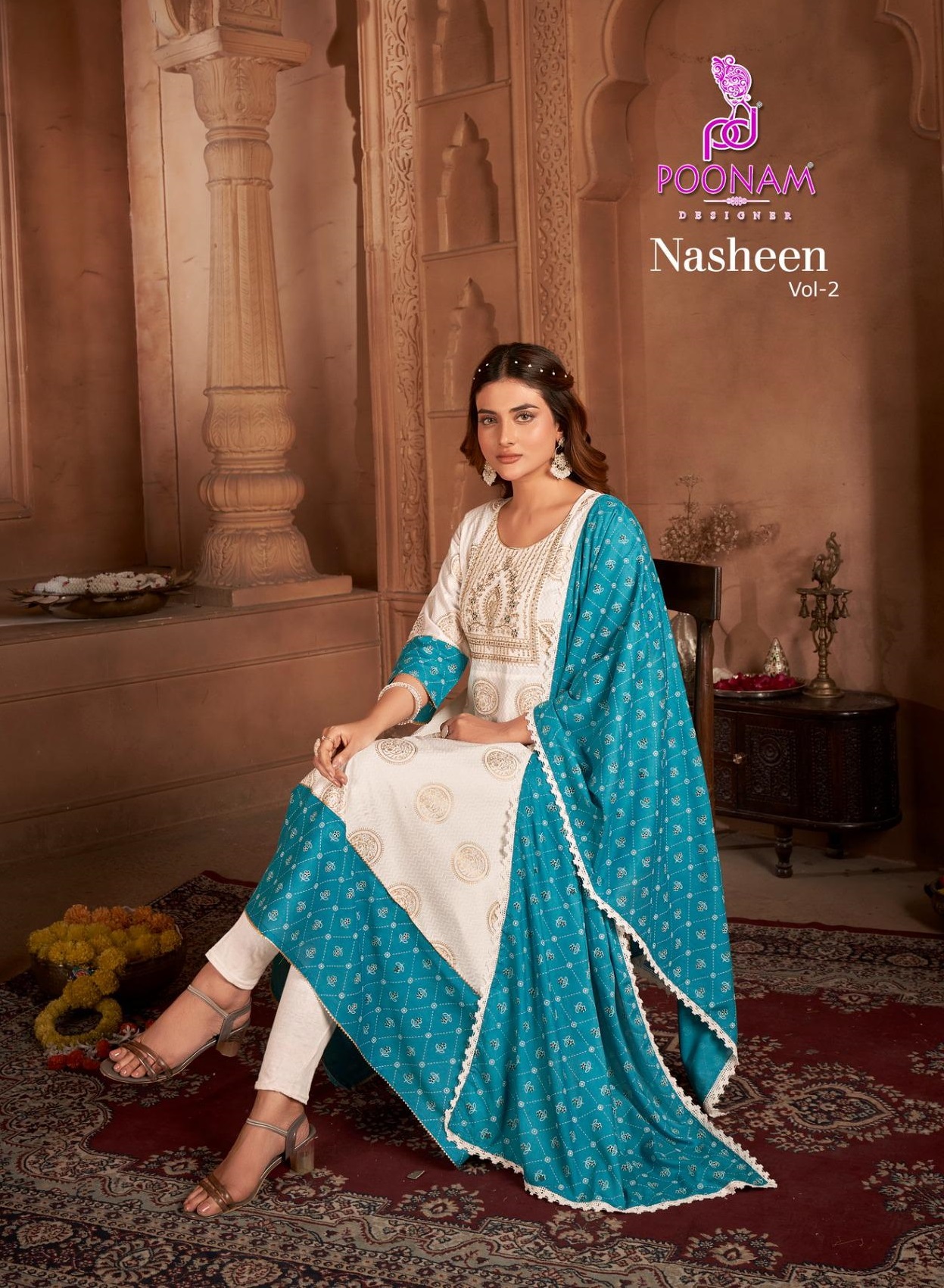 POONAM NASHEEN VOL 2 READYMADE RAYON KURTI