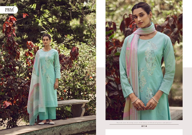 PRM TRENDZ ZAAHIRA PURE LAWN COTTON SUITS