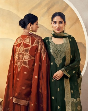 RAAZI NADIA PURE BEMBERG SUITS BY RAMA FASHION