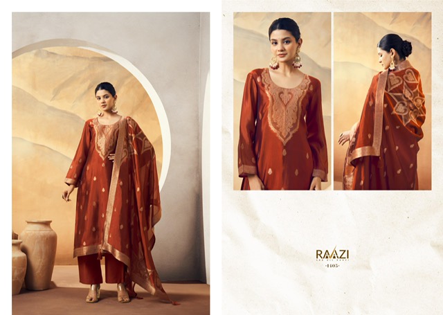 RAAZI NADIA PURE BEMBERG SUITS BY RAMA FASHION