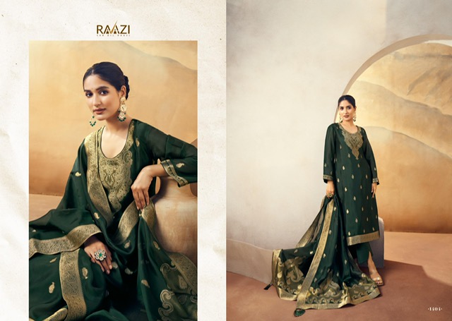 RAAZI NADIA PURE BEMBERG SUITS BY RAMA FASHION