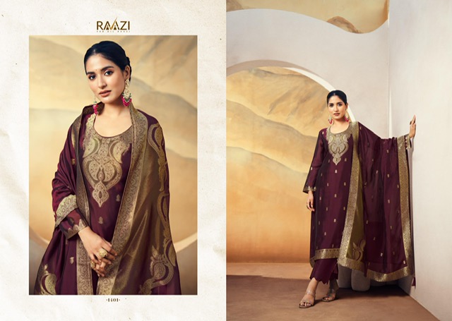 RAAZI NADIA PURE BEMBERG SUITS BY RAMA FASHION