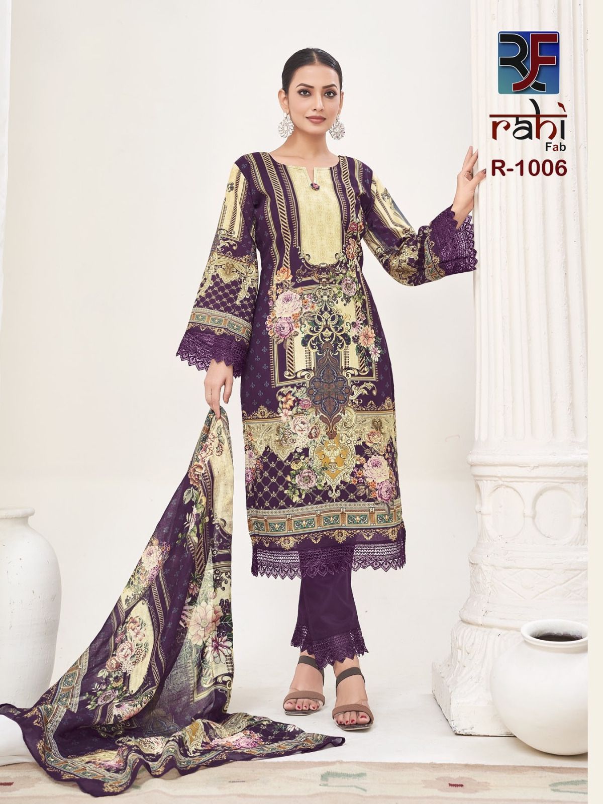 RAHI FAB RAHABAT VOL 1 READYMADE COTTON SUITS