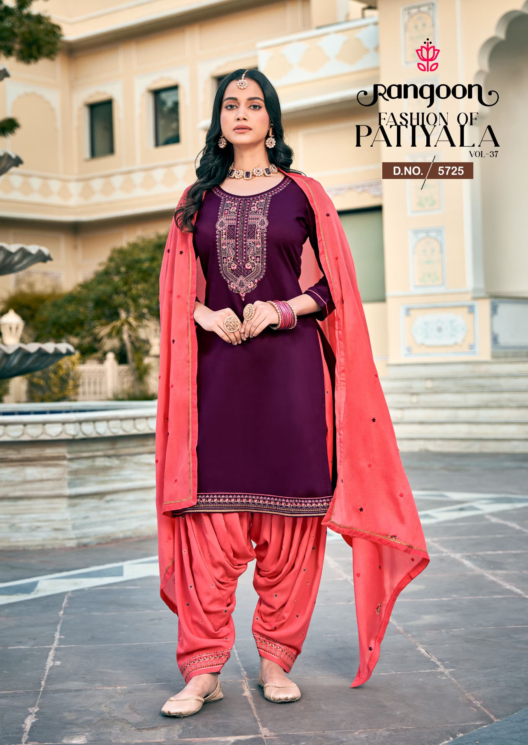 RANGOON FASHION OF PATIYALA VOL 37 SUITS SUPPLIER