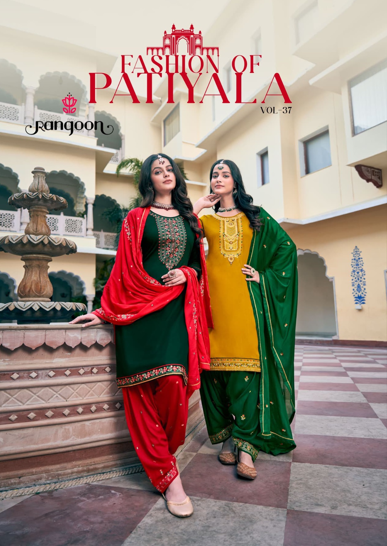 RANGOON FASHION OF PATIYALA VOL 37 SUITS SUPPLIER