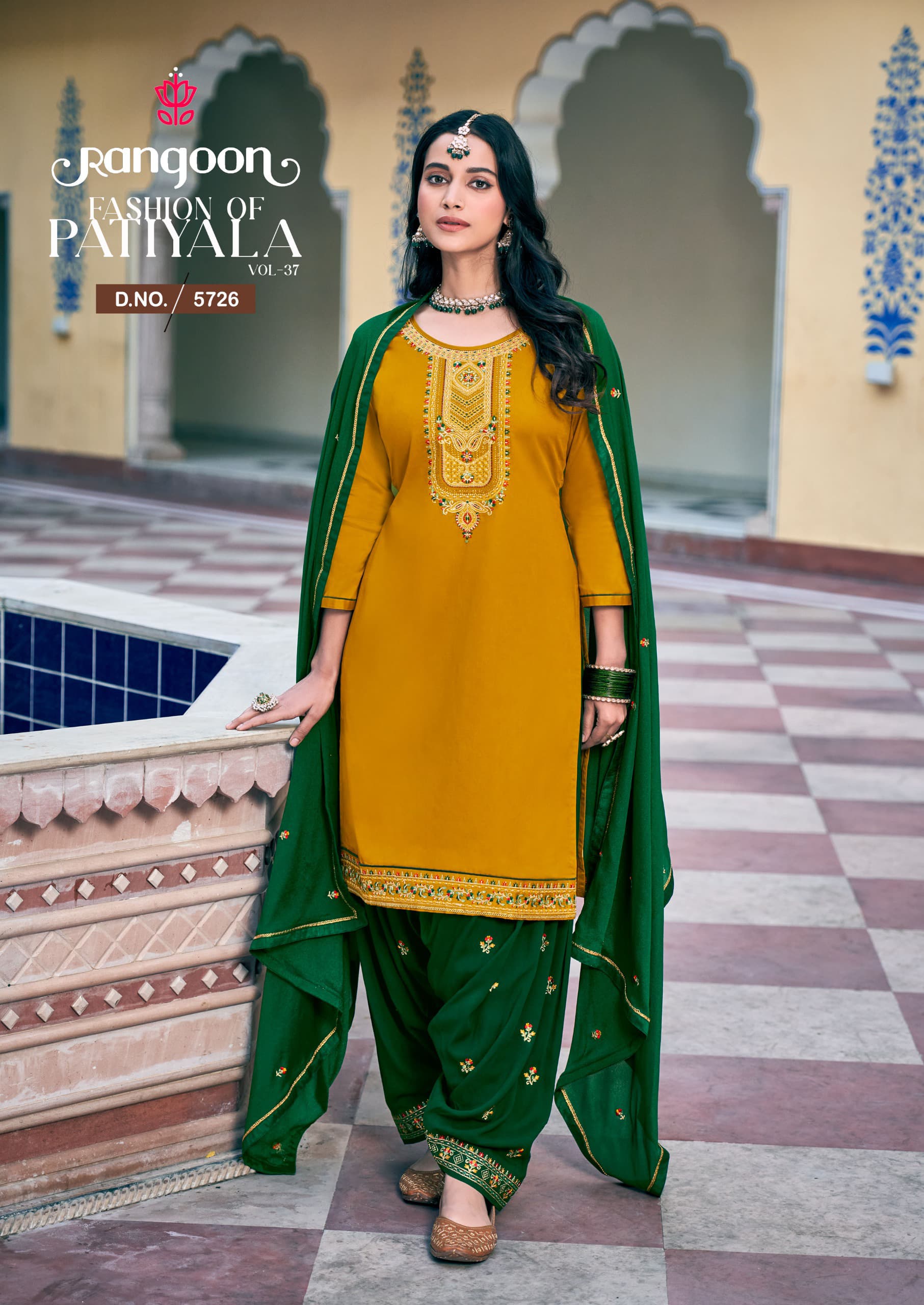 RANGOON FASHION OF PATIYALA VOL 37 SUITS SUPPLIER