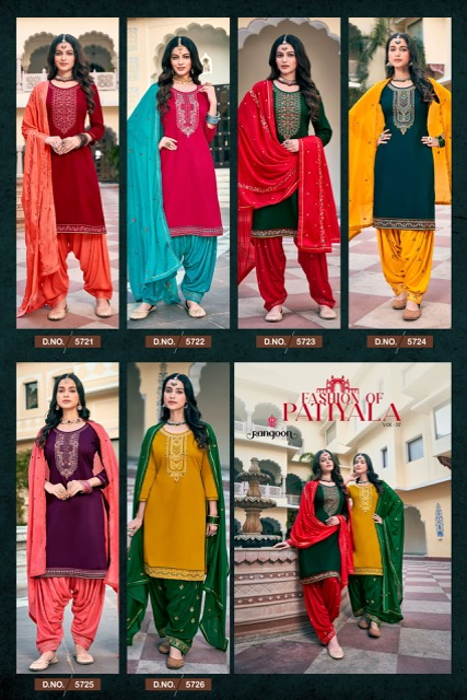 RANGOON FASHION OF PATIYALA VOL 37 SUITS SUPPLIER