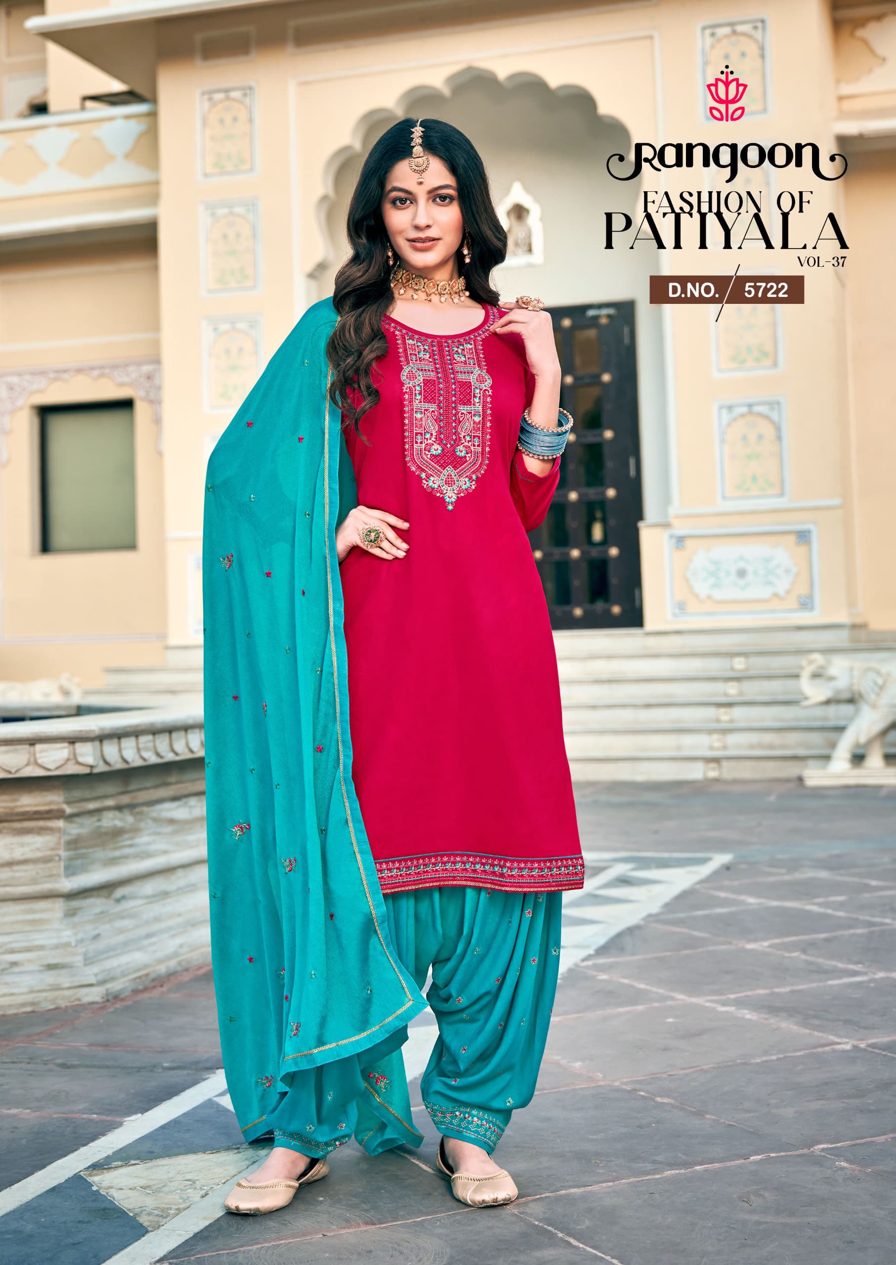 RANGOON FASHION OF PATIYALA VOL 37 SUITS SUPPLIER