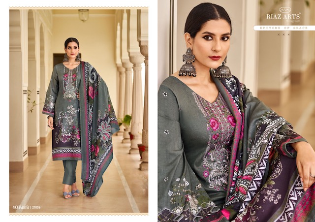 RIAZ ARTS MOHABBAT PURE LAWN KARACHI SUITS