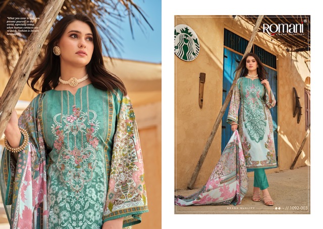 ROMANI AARZU VOL 9 PURE COTTON SUITS CATALOGUE