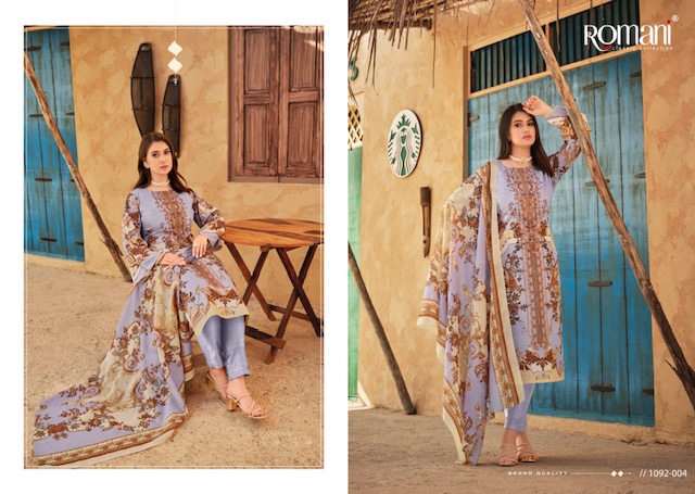 ROMANI AARZU VOL 9 PURE COTTON SUITS CATALOGUE