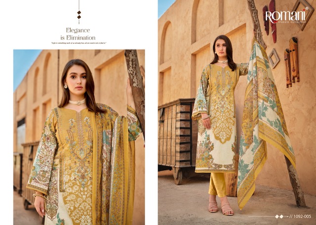 ROMANI AARZU VOL 9 PURE COTTON SUITS CATALOGUE