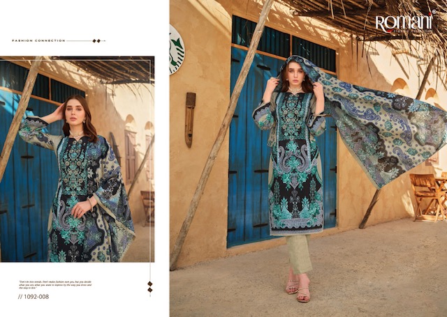 ROMANI AARZU VOL 9 PURE COTTON SUITS CATALOGUE