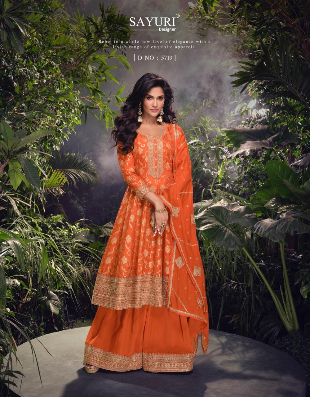 SAYURI DESIGNER AKSHARA VISCOSE SILK SUITS SUPPLIER