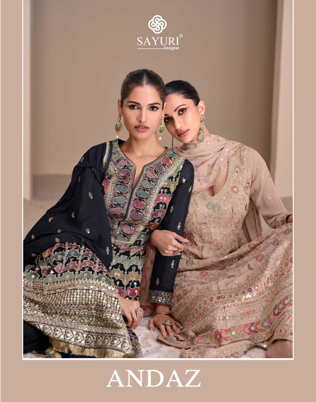 SAYURI DESIGNER ANDAZ PARTY WEAR GEORGETTE SUITS