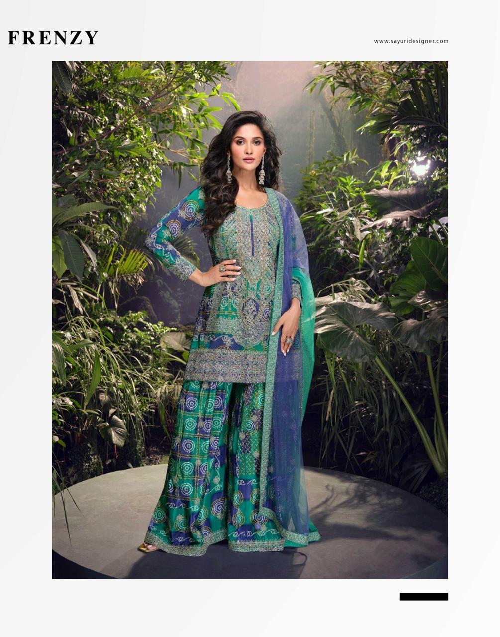 SAYURI DESIGNER CARNIVAL CHINON SILK SUITS SUPPLIER