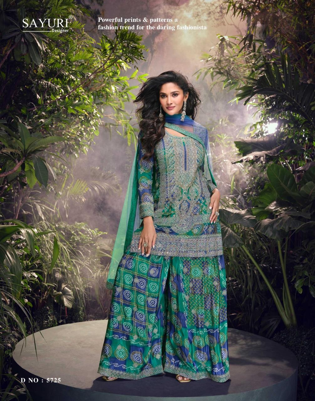 SAYURI DESIGNER CARNIVAL CHINON SILK SUITS SUPPLIER