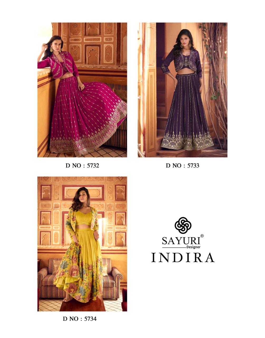 SAYURI DESIGNER INDIRA PREMIUM CHINNO SILK SUITS