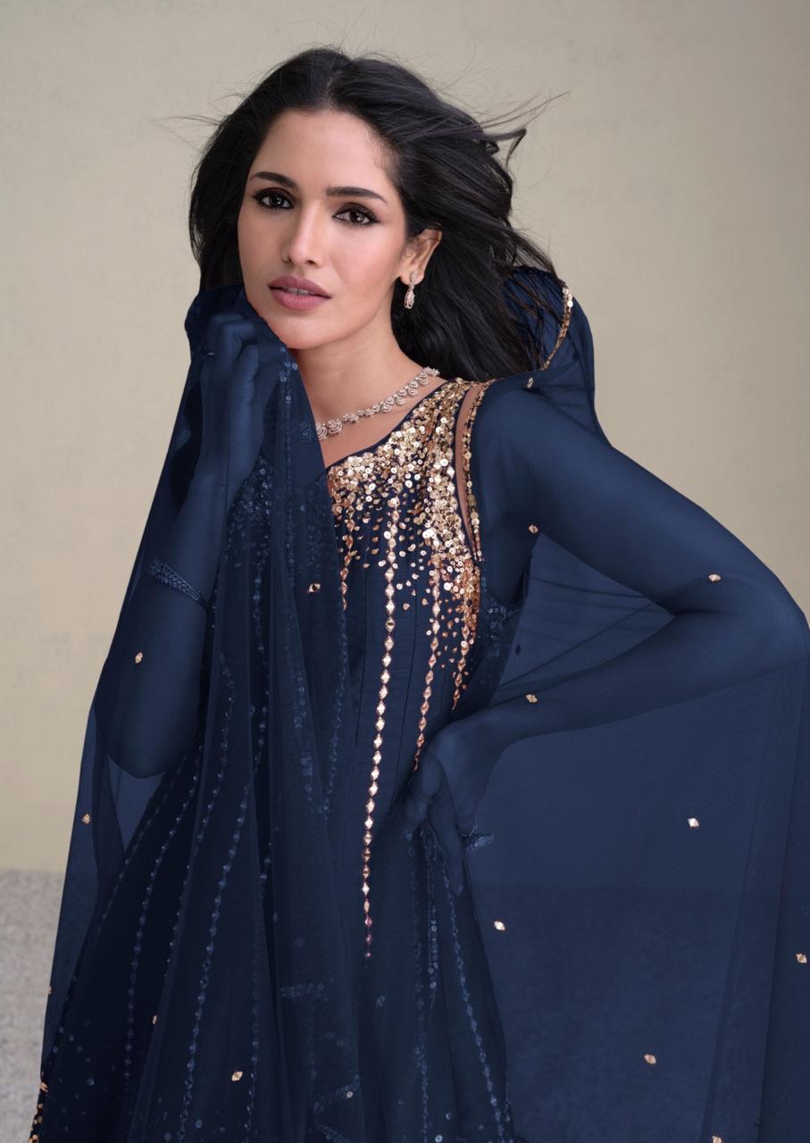 SAYURI DESIGNER JASHN SILK EMBROIDERY SUITS SUPPLIER