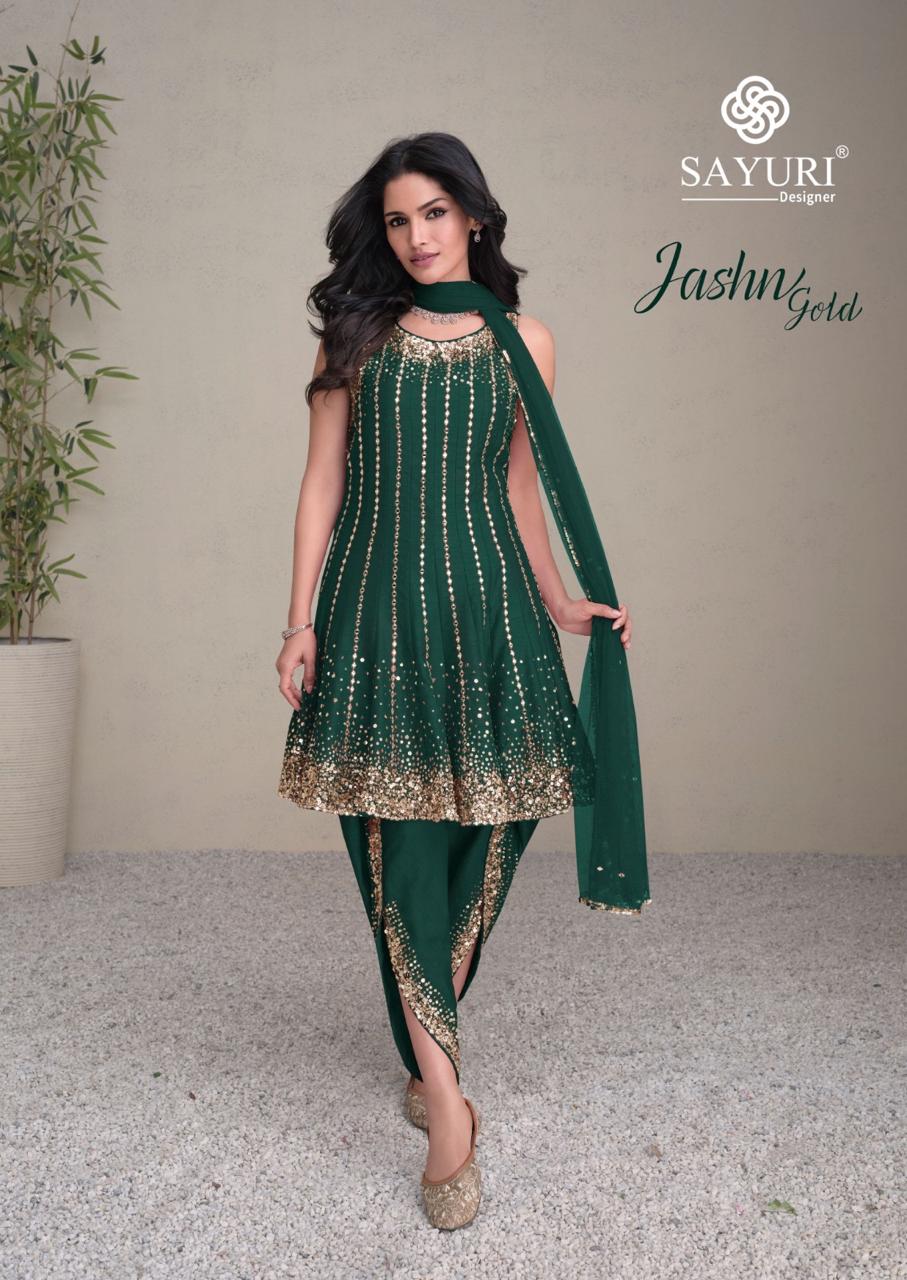 SAYURI DESIGNER JASHN SILK EMBROIDERY SUITS SUPPLIER