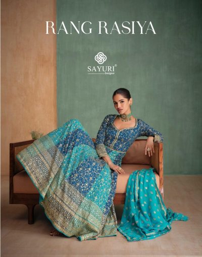 SAYURI DESIGNER RANG RASIYA HEAVY DESIGNER DRESS