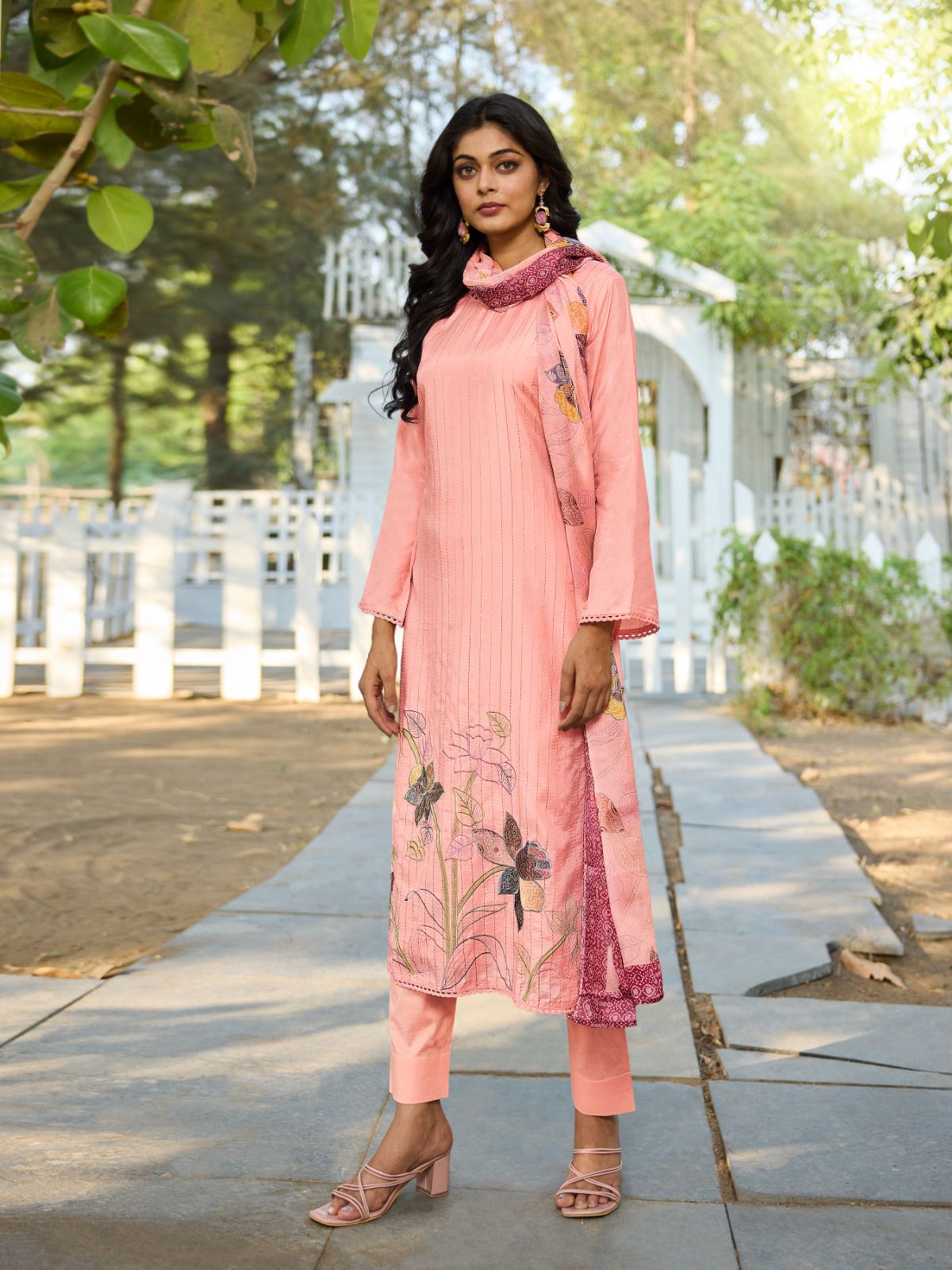 SHIVAAY BRINDA VISCOSE MUSLIN HANDWORK SUITS