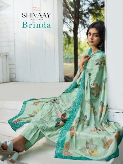 SHIVAAY BRINDA VISCOSE MUSLIN HANDWORK SUITS