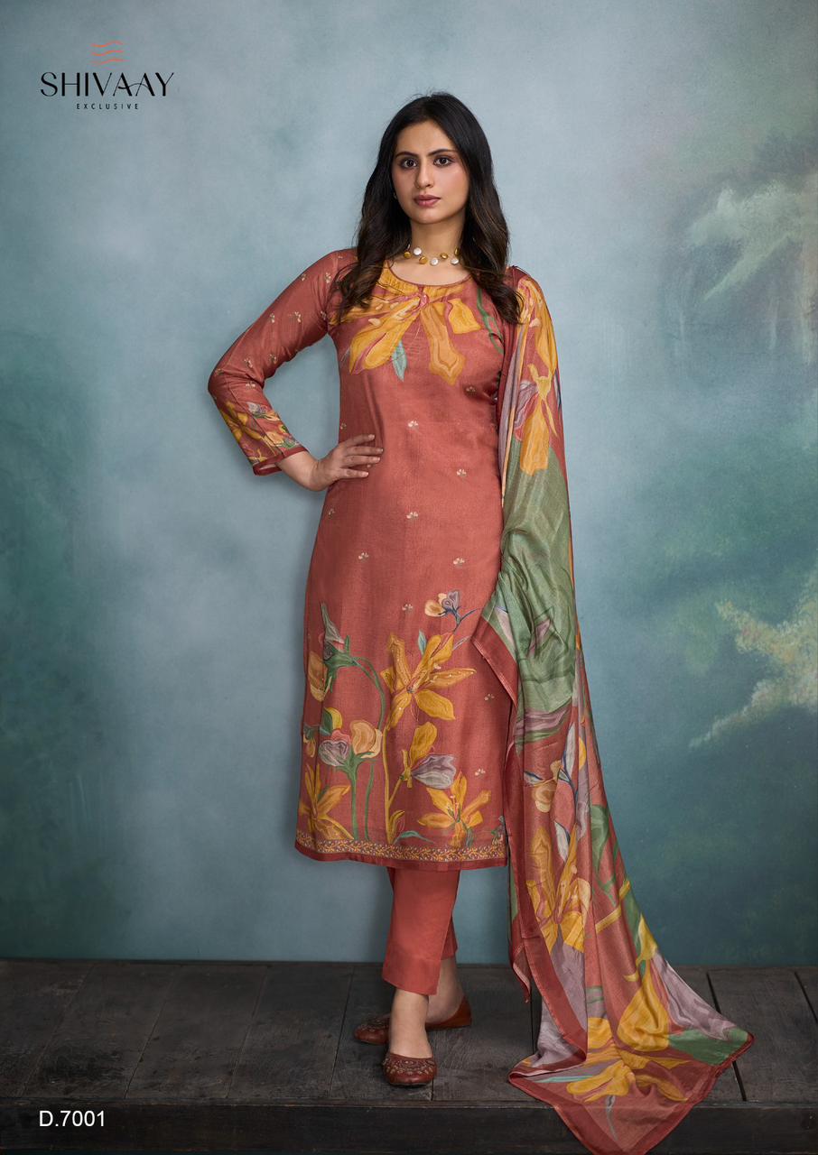 SHIVAAY SPRING VILLA PURE VISCOSE MUSLIN SUITS