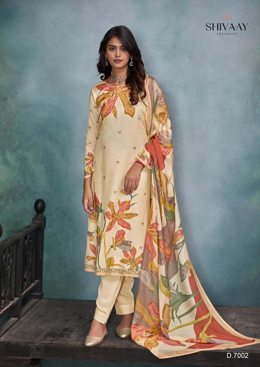 SHIVAAY SPRING VILLA PURE VISCOSE MUSLIN SUITS