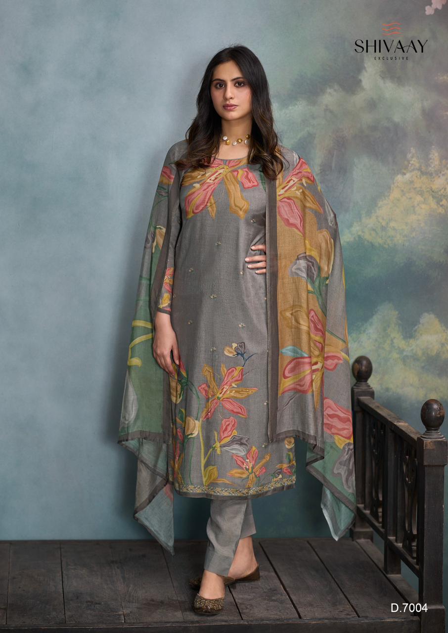 SHIVAAY SPRING VILLA PURE VISCOSE MUSLIN SUITS