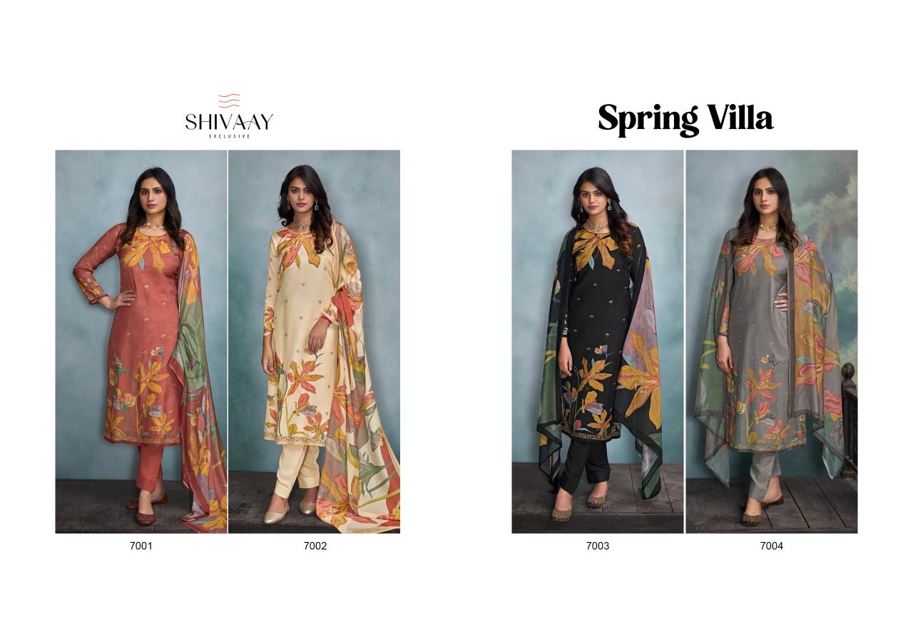 SHIVAAY SPRING VILLA PURE VISCOSE MUSLIN SUITS