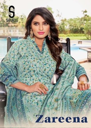 SHIVANG ZAREENA PURE COTTON SUITS LATEST CATALOG