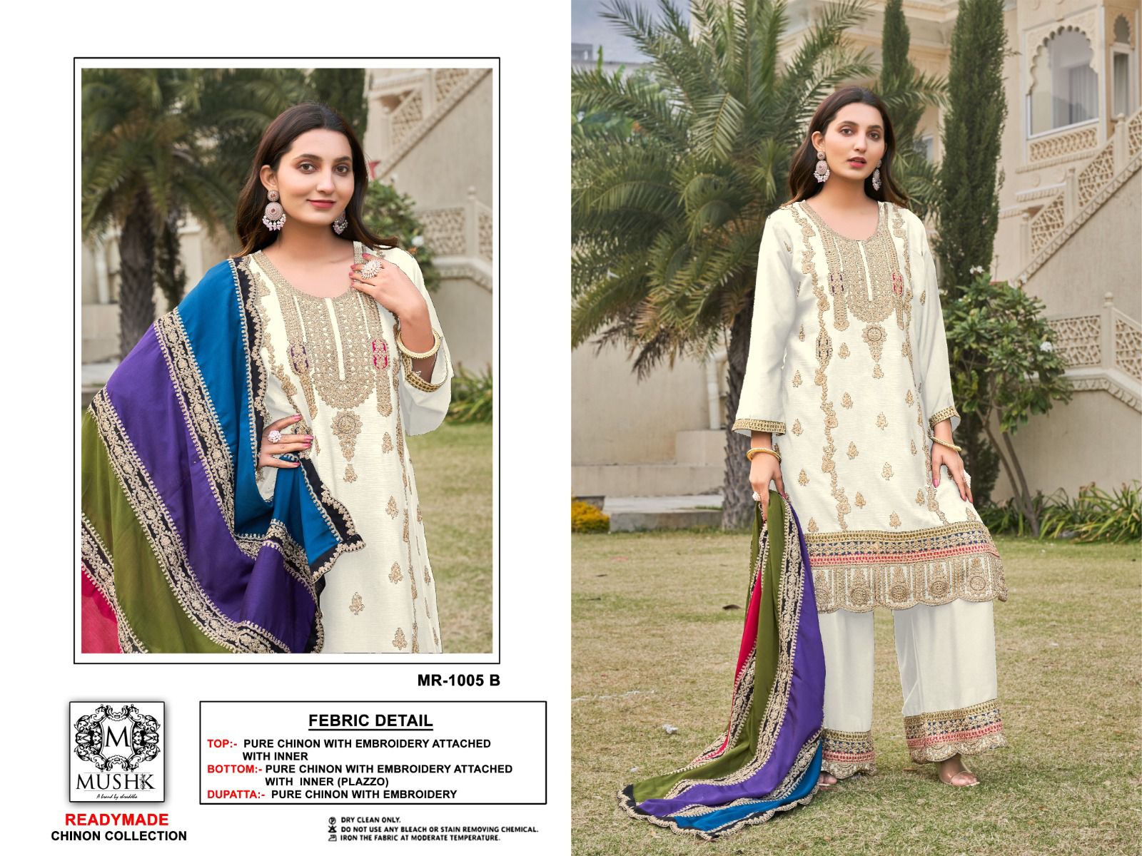 SHRADDHA DESIGNER MUSHK MR-1005 READYMADE SUITS