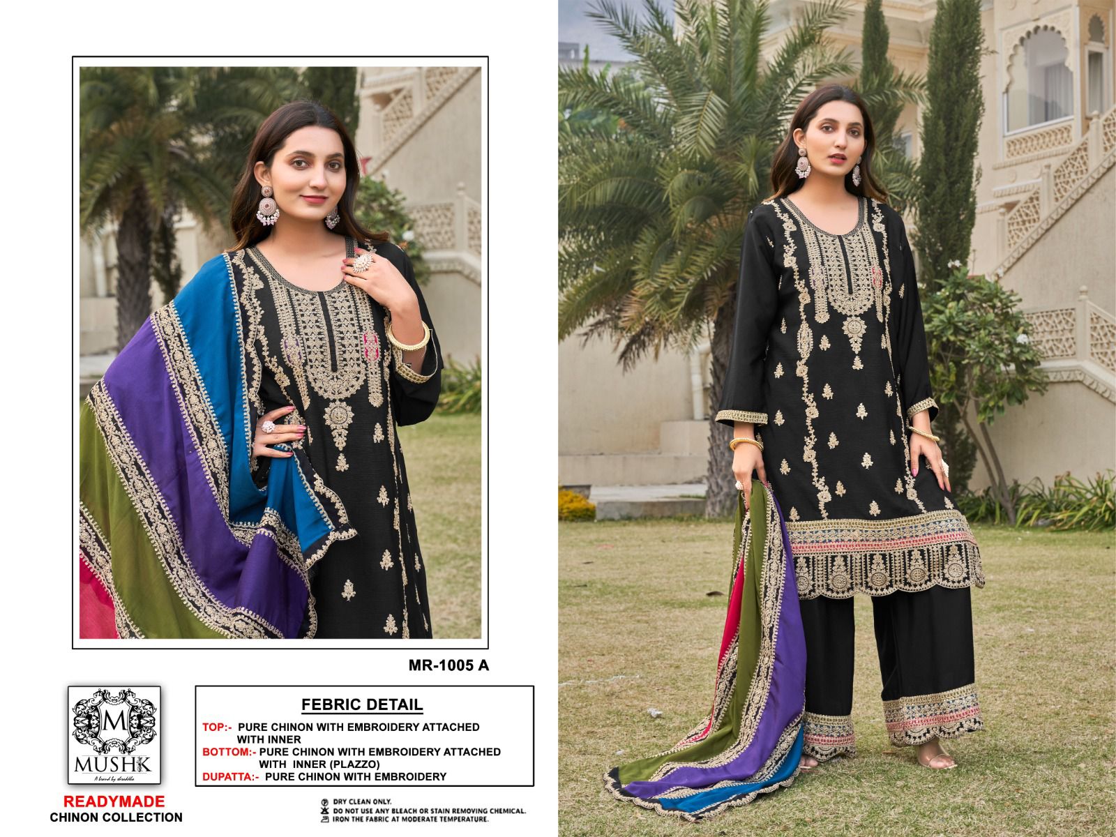 SHRADDHA DESIGNER MUSHK MR-1005 READYMADE SUITS