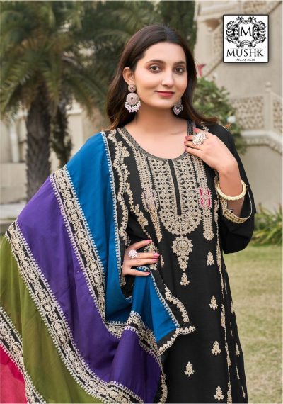 SHRADDHA DESIGNER MUSHK MR-1005 READYMADE SUITS