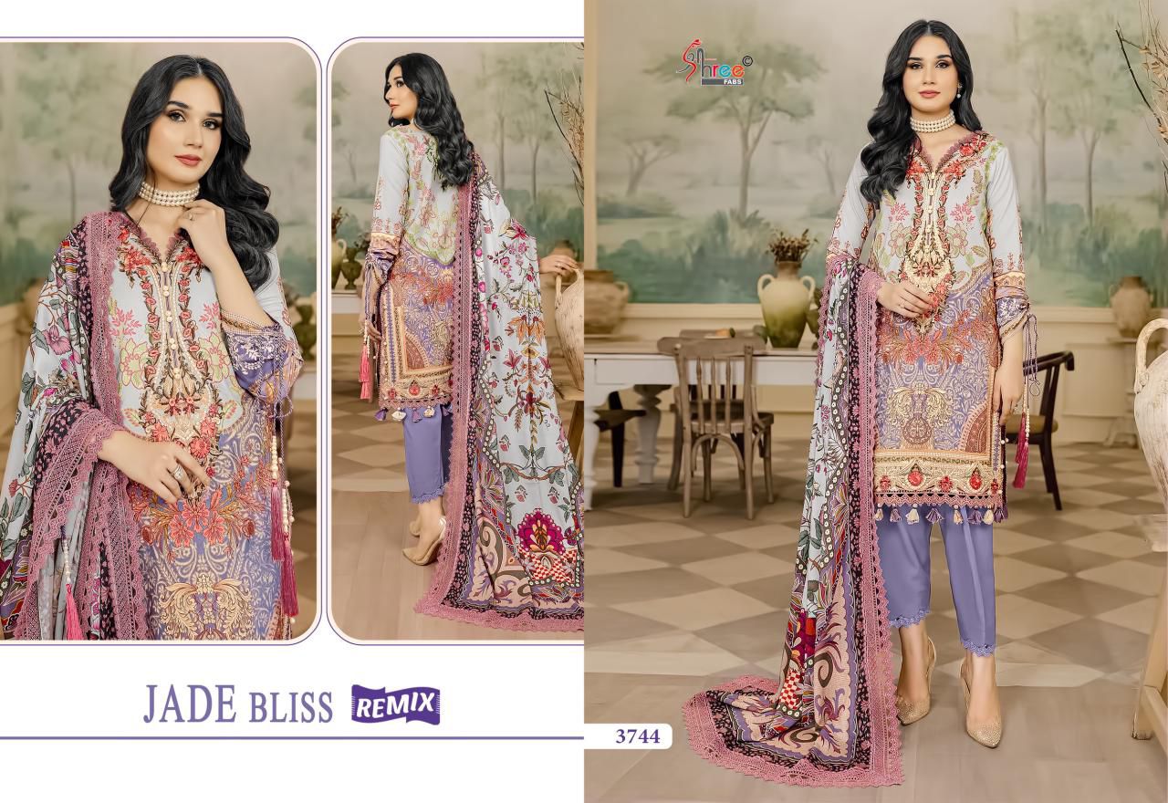 SHREE FABS JADE BLISS REMIX PAKISTANI SUITS SUPPLIER